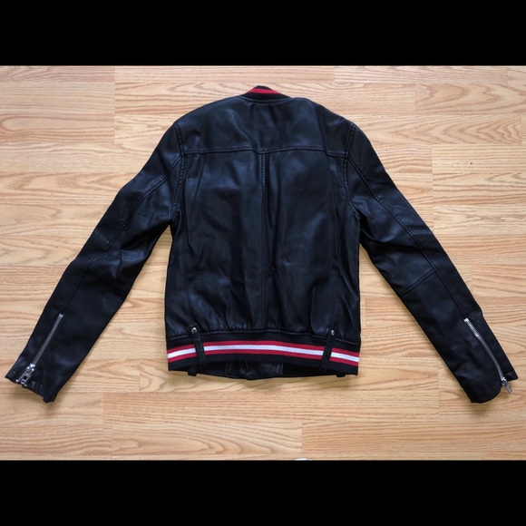 BLANK NYC Womens Faux Leather Vegan Moto Asymmetrical Black Jacket Sz XS NWT - Picture 7 of 7